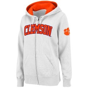 Women's Clemson Tigers Stadium Full-Zip Hoodie